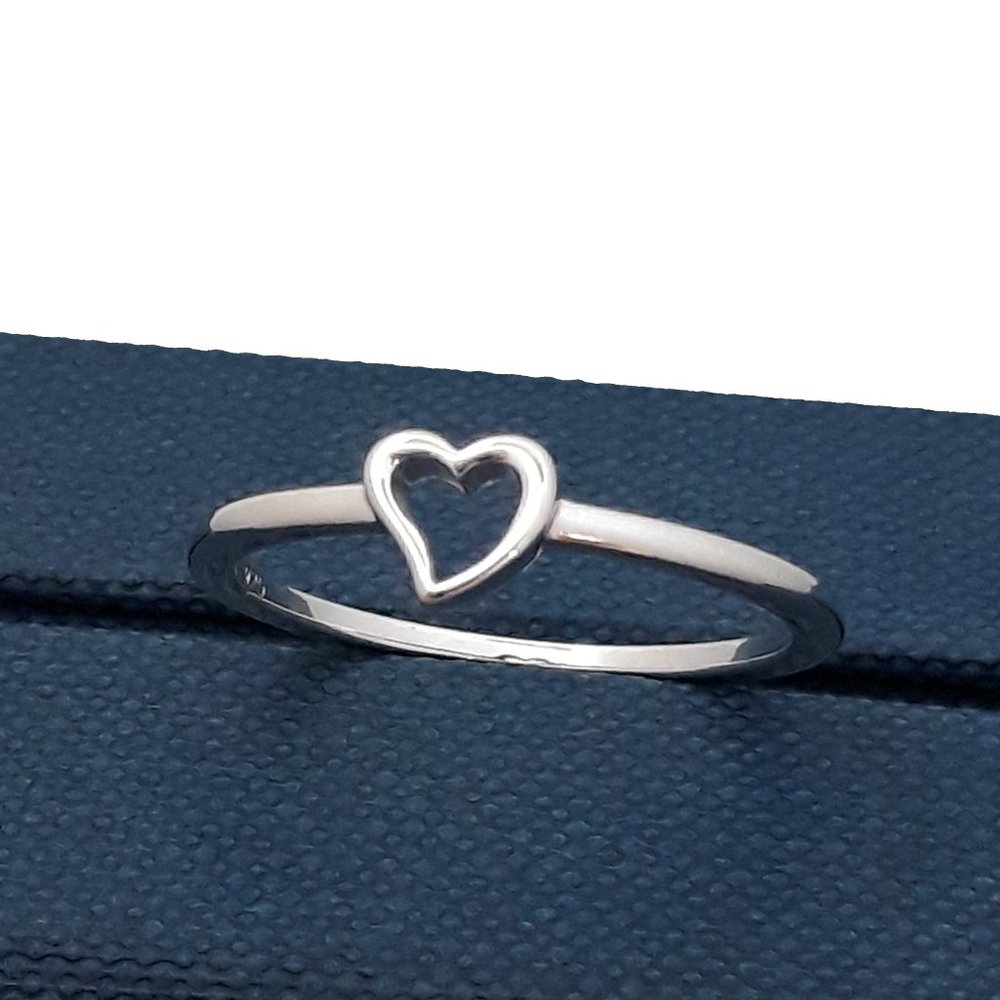 925 Sterling Silver Darling Heart Ring